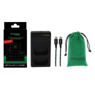 PATONA Premium Twin Performance PD Charger f. Sony NP-FZ100 A7 III A7M3 Alpha 7 III A7 R III A7RM3 Alpha 7 R III A9 incl. USB-C Cable