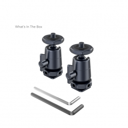 SmallRig Mini Ball-Head Mounting Support Kit with Removable Cold Shoe (2pcs)