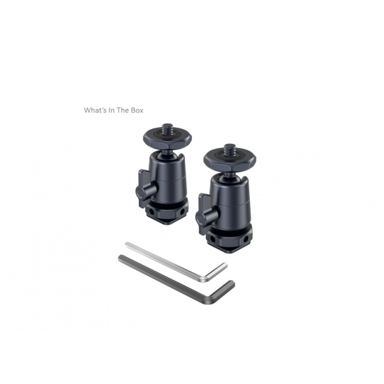 SmallRig Mini Ball-Head Mounting Support Kit with Removable Cold Shoe (2pcs)