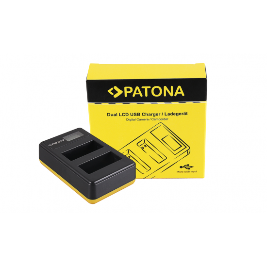PATONA Dual LCD USB Charger LP-E17