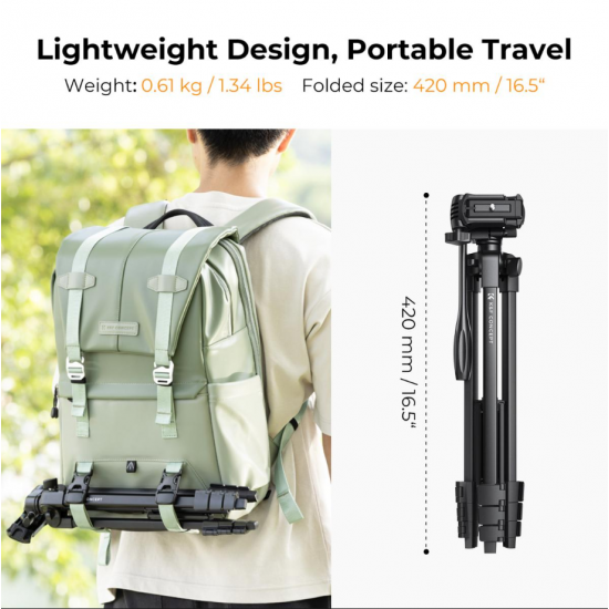 K&F Concept B174a1 KF09.125 Photographic Tripod