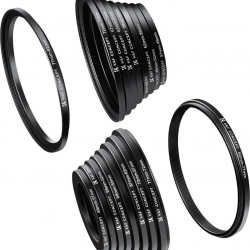 K&F 18 Pieces Filter Ring Adapter Set