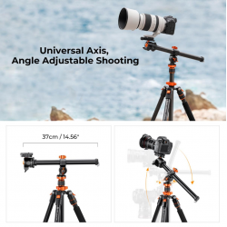 K&F Tripod Compact Portable Rotatable 360° Center Column