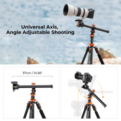 K&F Tripod Compact Portable Rotatable 360° Center Column