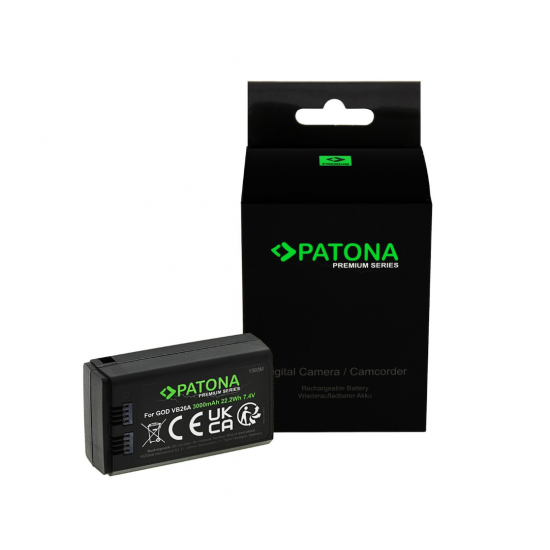 Patona Premium Camera Battery God Vb26a 3000mah