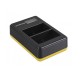 PATONA Dual LCD USB Charger f. Canon LP-E6