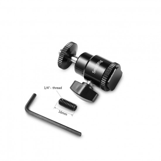 SMALLRIG COLD SHOE TO 1/4" THREADED ADAPTER 761