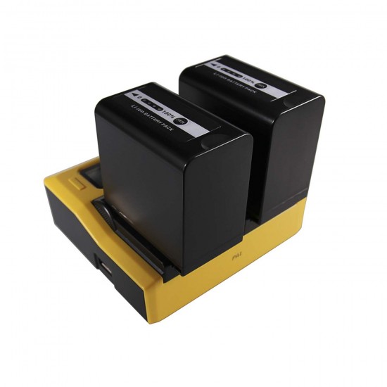 PATONA Dual LCD USB Charger for Panasonic VWVBD78