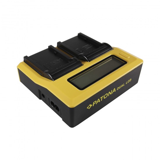 PATONA Dual LCD USB Charger for Sony NP-F
