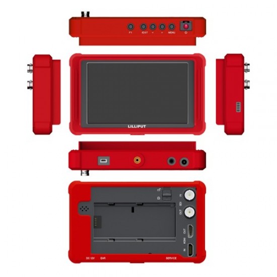 Lilliput FS5 - 5.4” HDMI 2.0 & 3G-SDI On-Camera Monitor