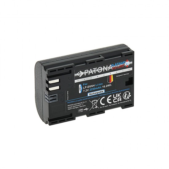 PATONA Platinum Battery with USB-C Input LP-E6NH